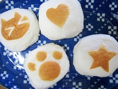 包んで焼くだけ!かわいいはんぺん♪